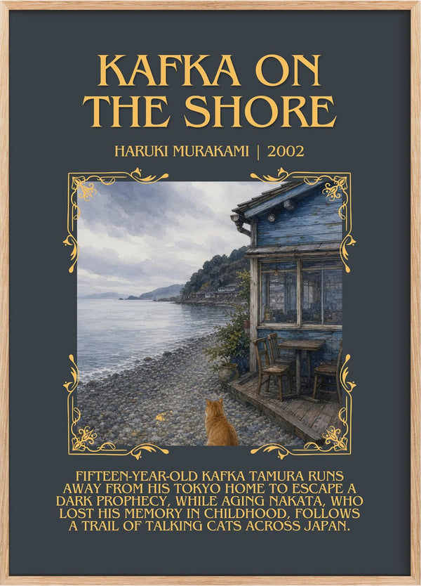 Kafka On The Shore Minimalist Book Poster by Haruki Murakami