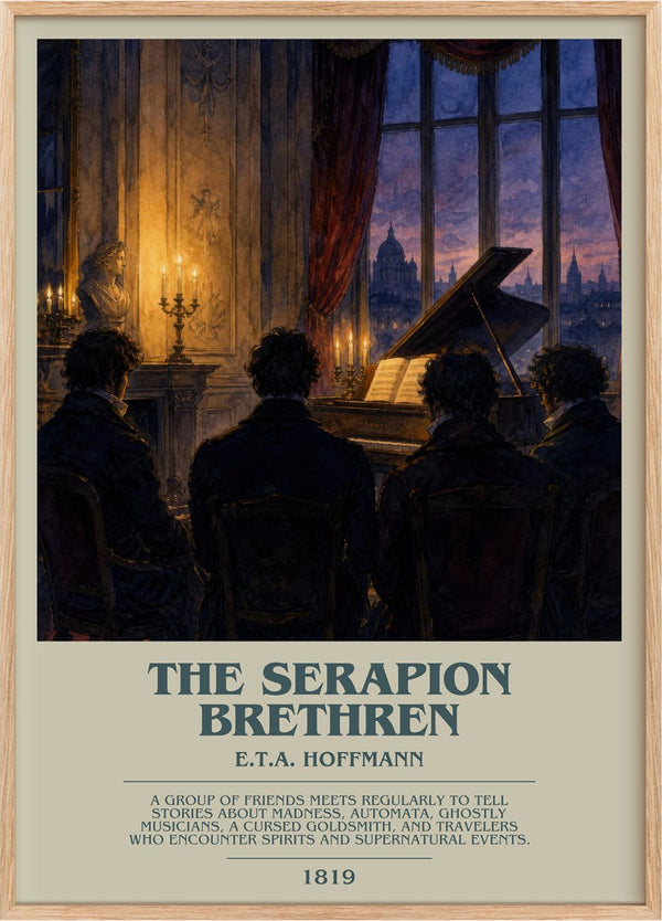 The Serapion Brethren Bookish Wall Art by E.T.A. Hoffmann