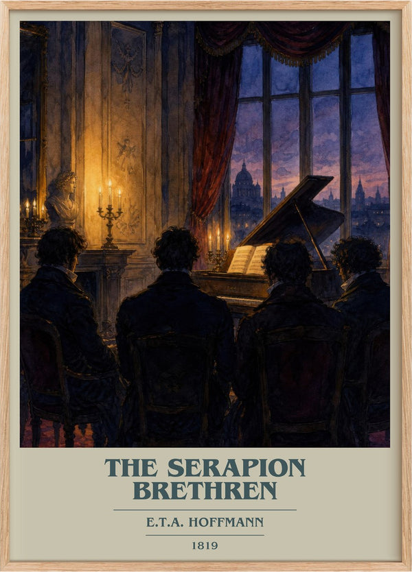 The Serapion Brethren Book Cover Poster by E.T.A. Hoffmann