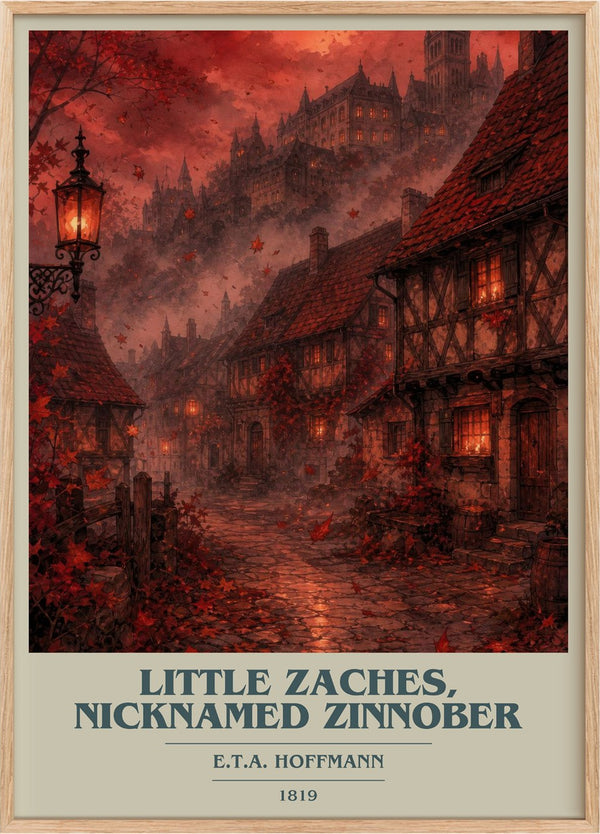Little Zaches, Nicknamed Zinnober Book Cover Poster by E.T.A. Hoffmann