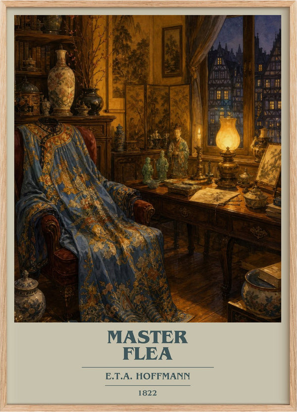 Master Flea Book Cover Poster by E.T.A. Hoffmann