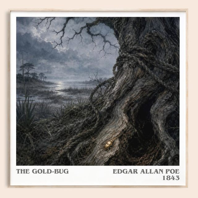 The Gold-Bug Literary Art Print by Edgar Allan Poe