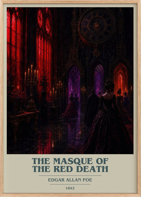 The Masque Of The Red Death Book Cover Poster by Edgar Allan Poe