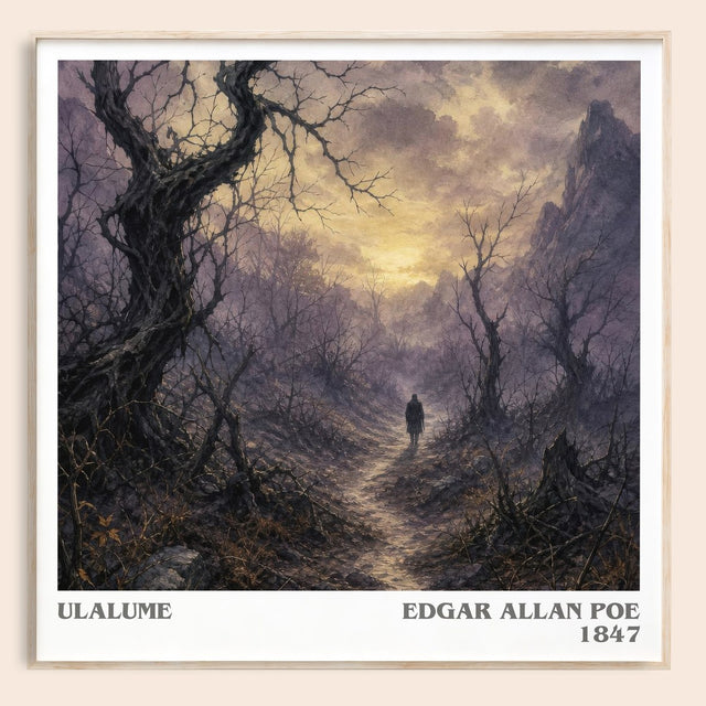 Ulalume Literary Art Print by Edgar Allan Poe