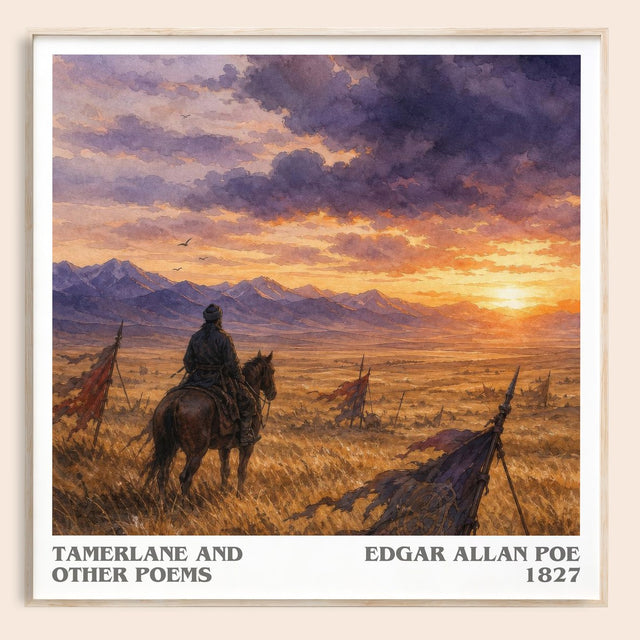 Tamerlane And Other Poems Literary Art Print by Edgar Allan Poe