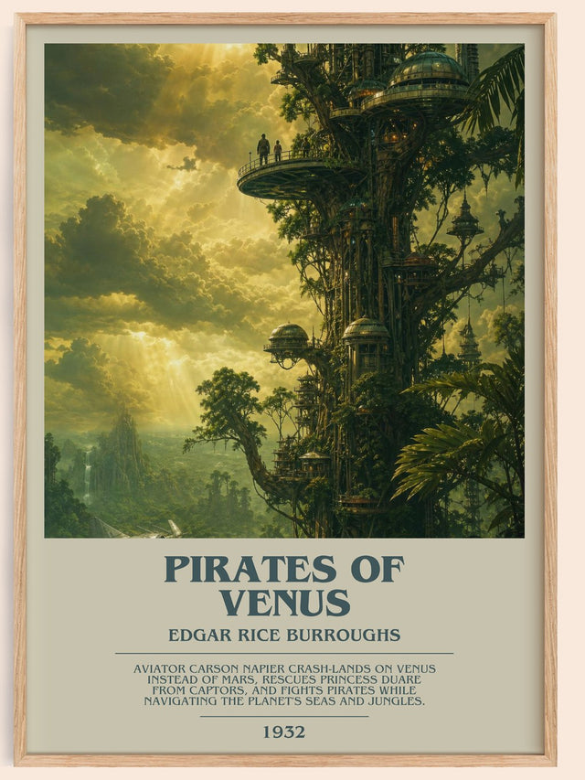 Pirates Of Venus Bookish Wall Art by Edgar Rice Burroughs