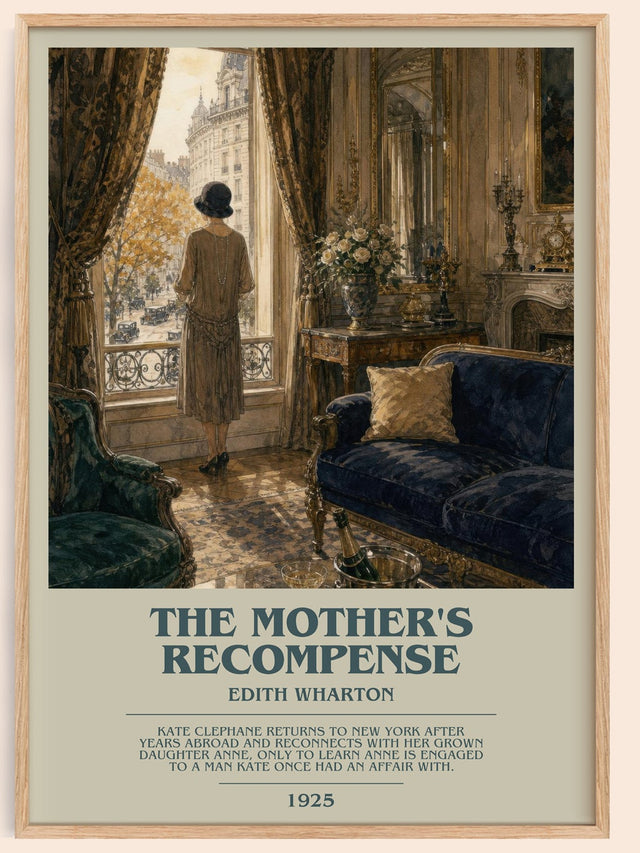 The Mother'S Recompense Bookish Wall Art by Edith Wharton