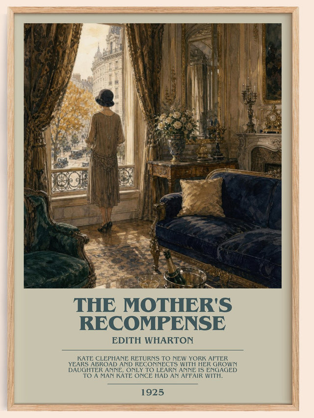 The Mother'S Recompense Bookish Wall Art by Edith Wharton