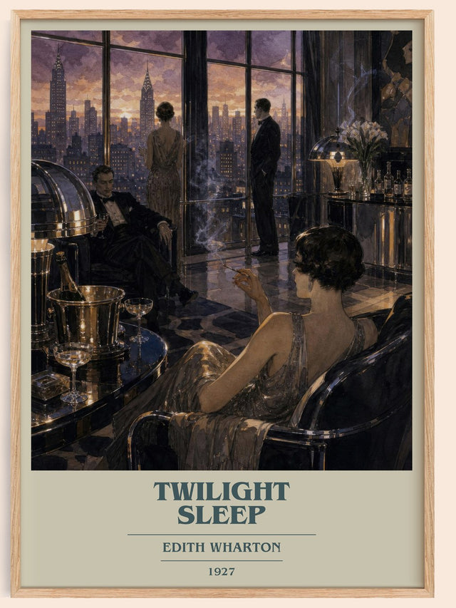 Twilight Sleep Book Cover Poster by Edith Wharton
