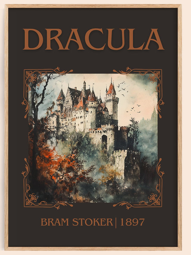 Dracula Classic Book Art Print by Bram Stoker