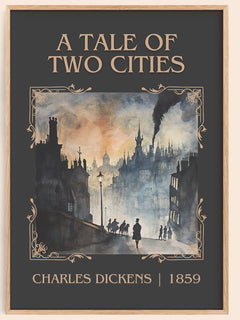 A Tale of Two Cities Classic Book Art Print by Charles Dickens