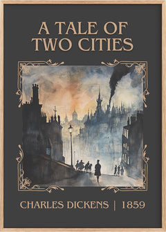 A Tale of Two Cities Classic Book Art Print by Charles Dickens