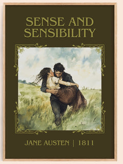 Sense and Sensibility Classic Book Art Print by Jane Austen