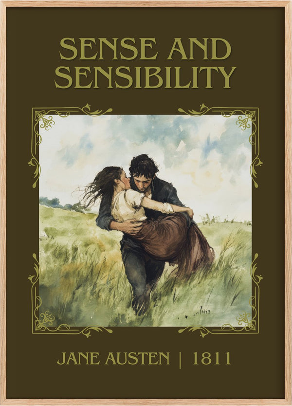 Sense and Sensibility Classic Book Art Print by Jane Austen