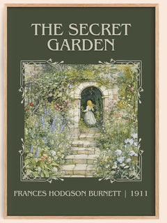The Secret Garden Classic Book Art Print by Frances Hodgson Burnett