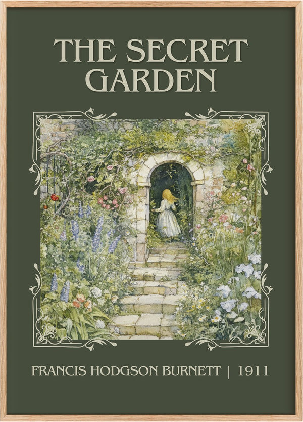 The Secret Garden Classic Book Art Print by Frances Hodgson Burnett