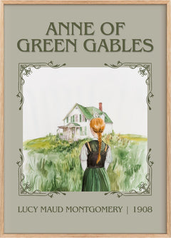 Anne of Green Gables Classic Book Art Print by Lucy Maud Montgomery