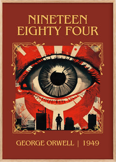 1984 Classic Book Art Print by George Orwell
