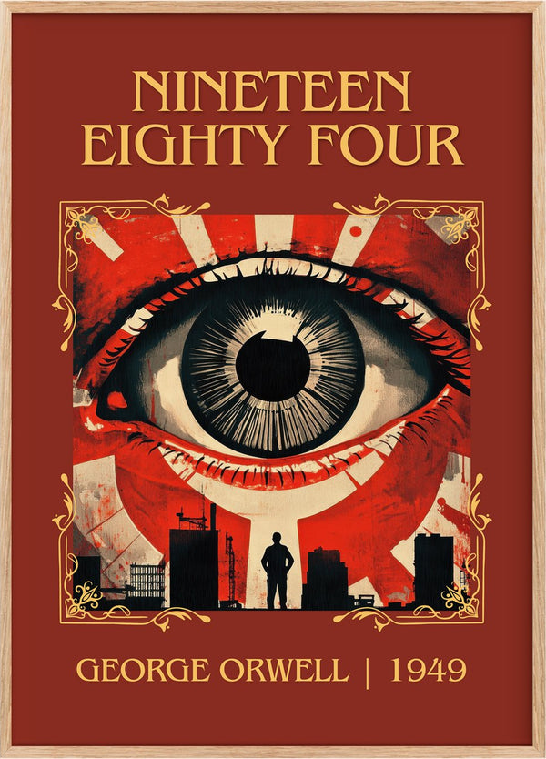 1984 Classic Book Art Print by George Orwell