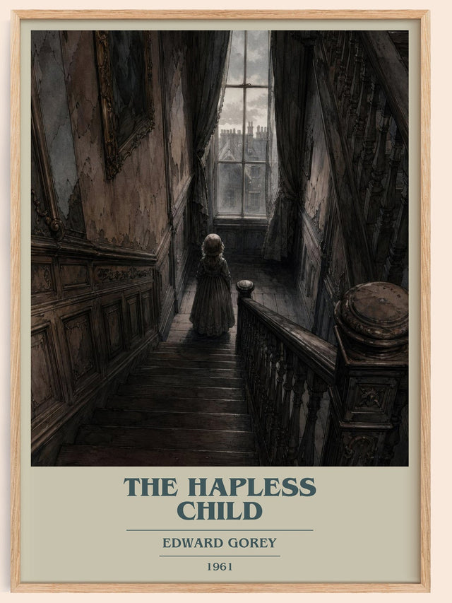 The Hapless Child Book Cover Poster by Edward Gorey