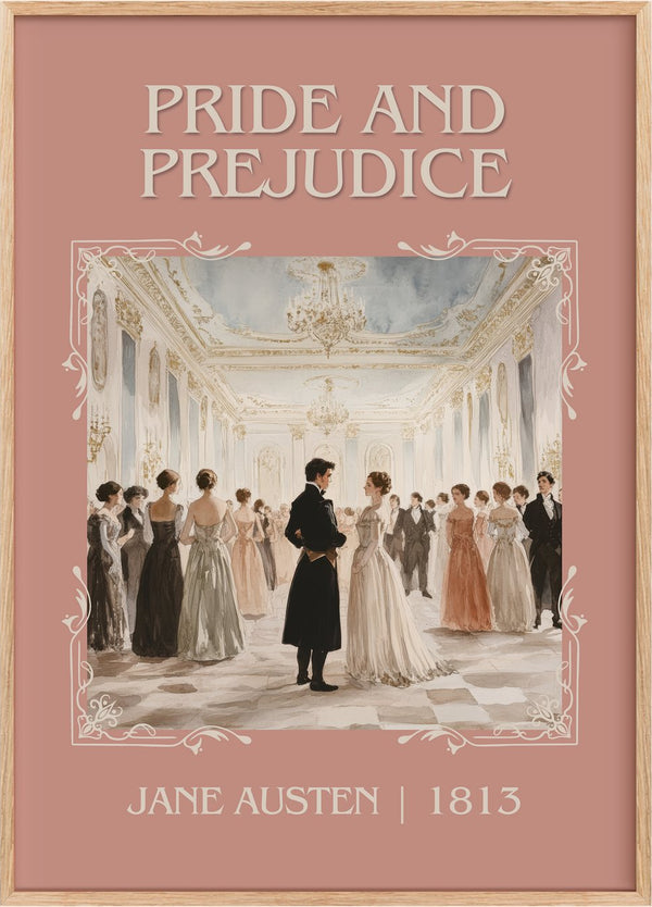 Pride and Prejudice Classic Book Art Print by Jane Austen