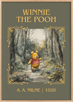 Winnie the Pooh Classic Book Art Print by A. A. Milne