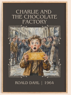 Charlie and the Chocolate Factory Classic Book Art Print by Roald Dahl