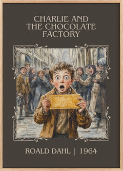 Charlie and the Chocolate Factory Classic Book Art Print by Roald Dahl