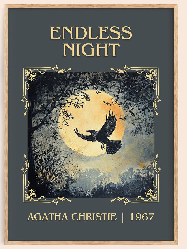Endless Night Classic Book Art Print by Agatha Christie
