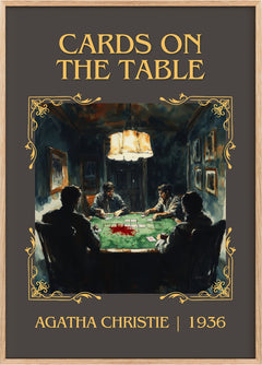 Cards on the Table Classic Book Art Print by Agatha Christie