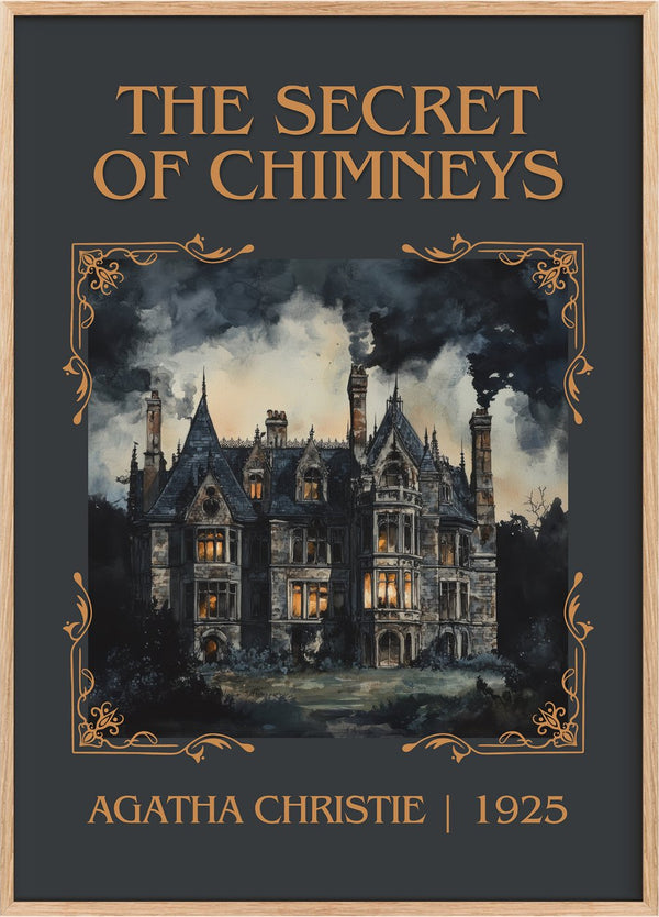 The Secret of Chimneys Classic Book Art Print by Agatha Christie