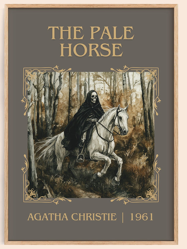 The Pale Horse Classic Book Art Print by Agatha Christie