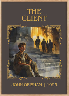 The Client Classic Book Art Print by John Grisham