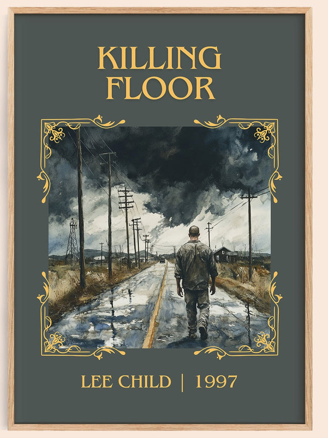 Killing Floor Classic Book Art Print by Lee Child