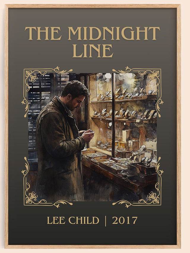 The Midnight Line Classic Book Art Print by Lee Child