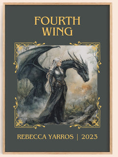 Fourth Wing Classic Book Art Print by Rebecca Yarros