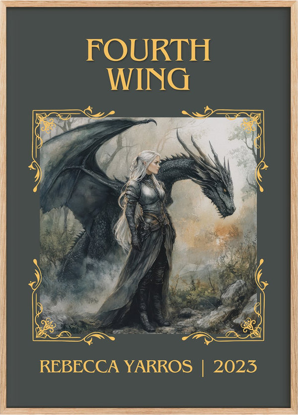 Fourth Wing Classic Book Art Print by Rebecca Yarros