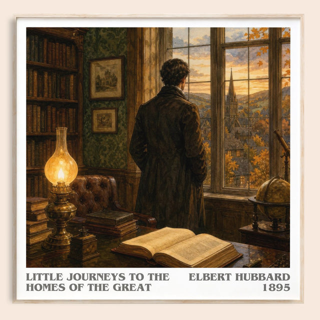 Little Journeys To The Homes Of The Great Literary Art Print – E.