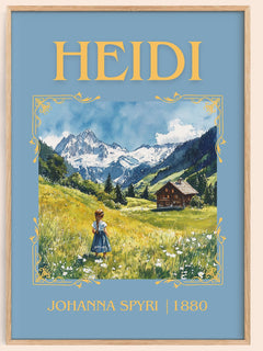 Heidi Classic Book Art Print by Johanna Spyri