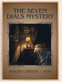 The Seven Dials Mystery Classic Book Art Print by Agatha Christie
