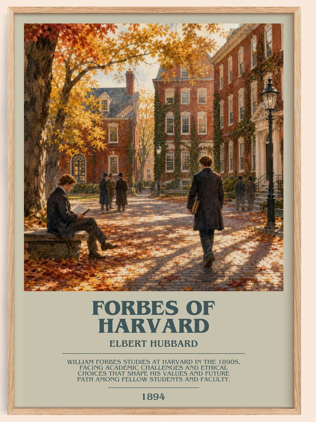 Forbes Of Harvard Bookish Wall Art by Elbert Hubbard