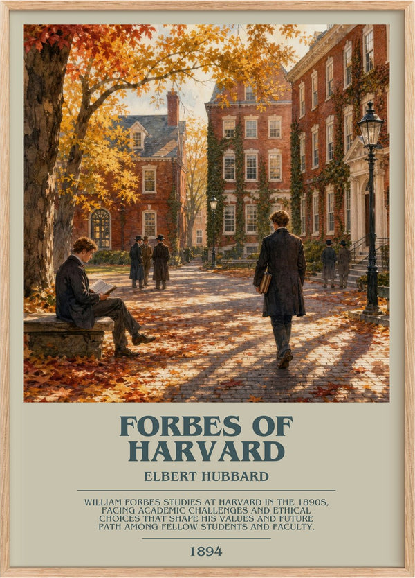 Forbes Of Harvard Bookish Wall Art by Elbert Hubbard