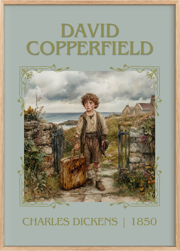 David Copperfield Classic Book Art Print by Charles Dickens