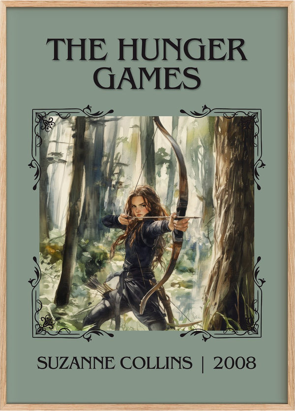 Hunger Games Classic Book Art Print by Suzanne Collins