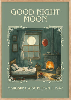 Good Night Moon Classic Book Art Print by Margaret Wise Brown