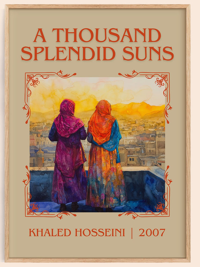 A Thousand Splendid Suns Classic Book Art Print by Khaled Hosseini