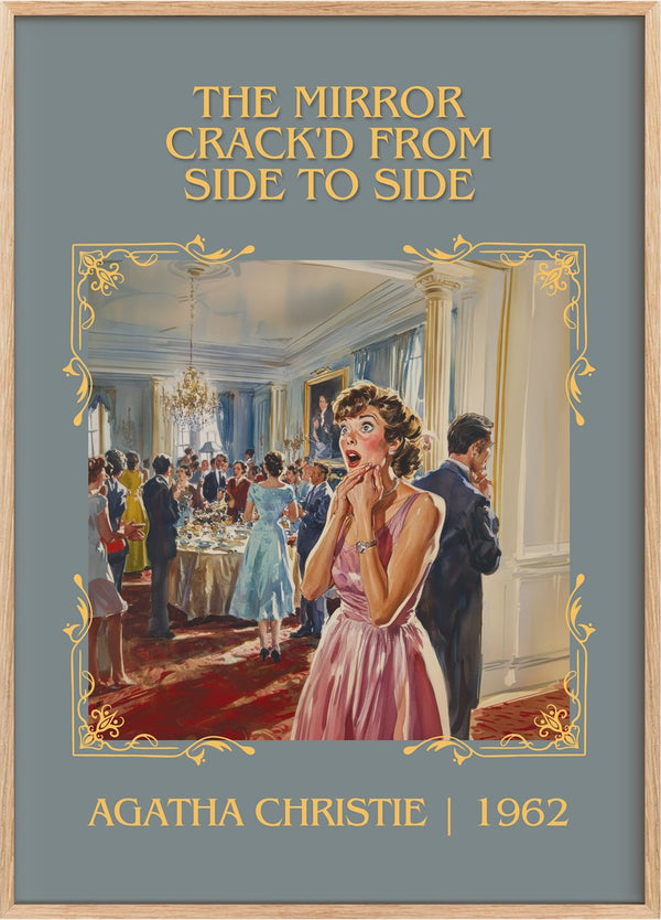 Mirror Crack'd from Side to Side Classic Book Art Print by A. Christie