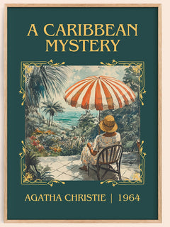 A Caribbean Mystery Classic Book Art Print by Agatha Christie