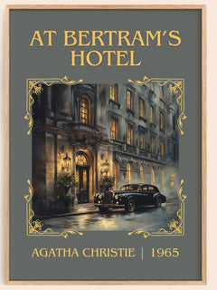 At Bertram's Hotel Classic Book Art Print by Agatha Christie
