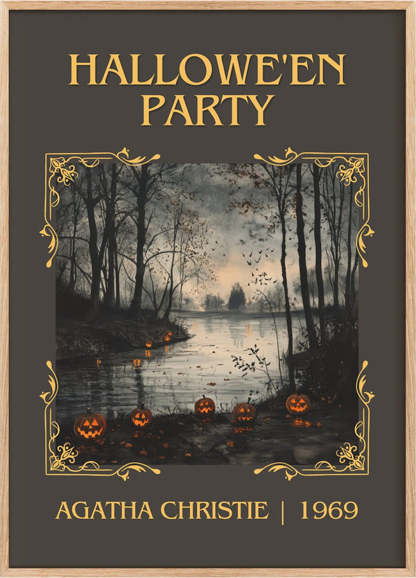 Hallowe'en Party Classic Book Art Print by Agatha Christie